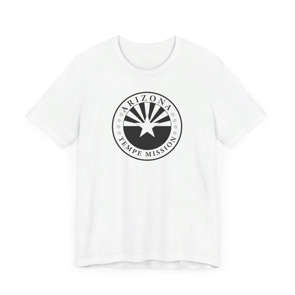 Arizona Tempe Mission Circular Monochrome Logo T-Shirt - Latter-Day Saint LDS Missionary Gift - Book of Mormon