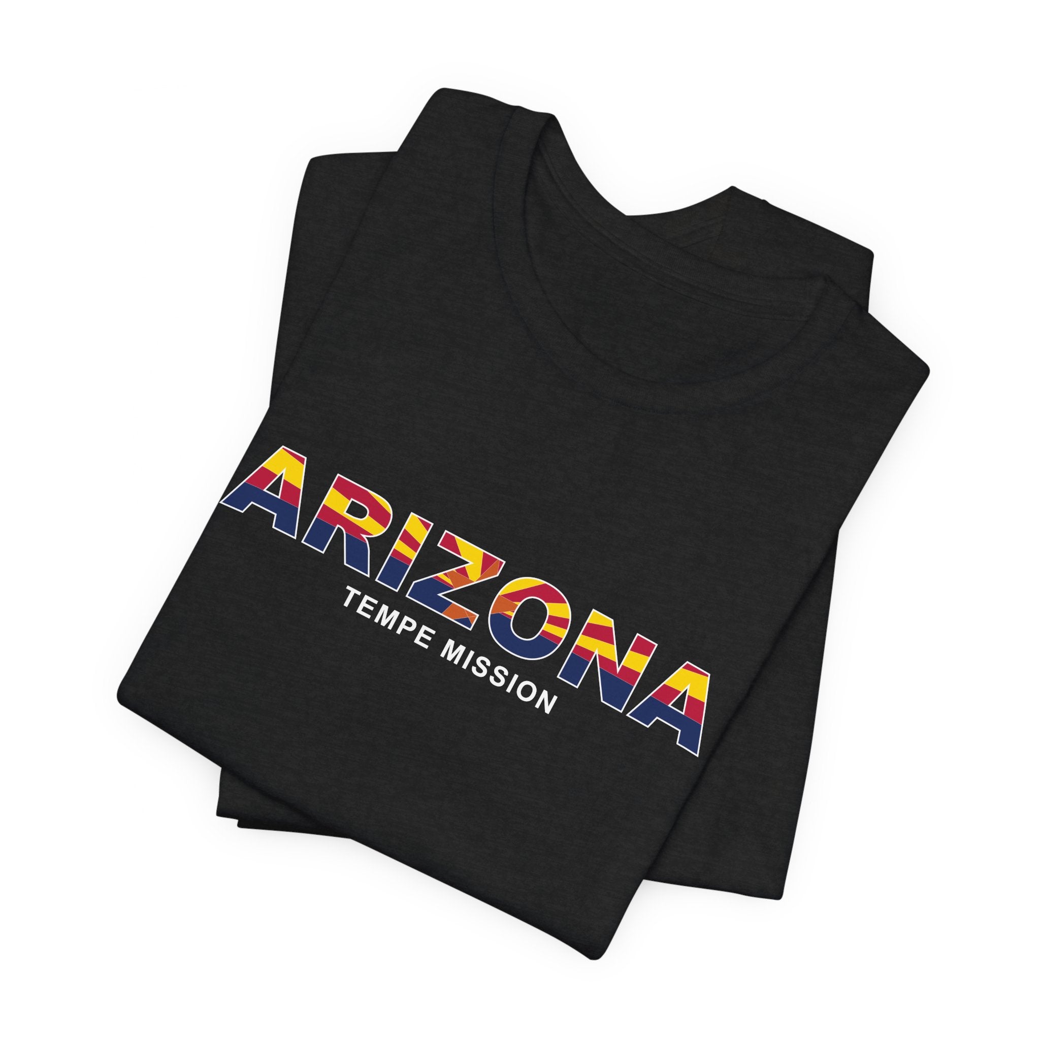 Arizona Tempe Mission Flag Title T-shirt - Latter-Day Saint LDS Missionary Gift - Book of Mormon