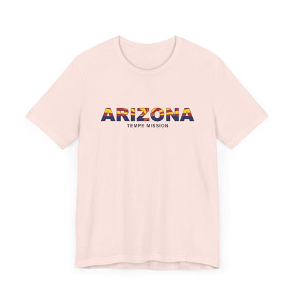 Arizona Tempe Mission Flag Title T-shirt - Latter-Day Saint LDS Missionary Gift - Book of Mormon