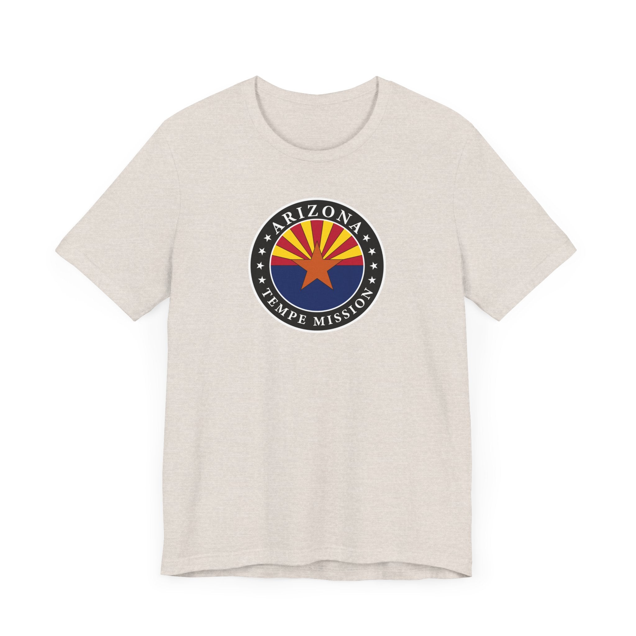 Arizona Tempe Mission State Flag Logo (Black Border) T-shirt - Latter-Day Saint LDS Missionary Gift - Book of Mormon