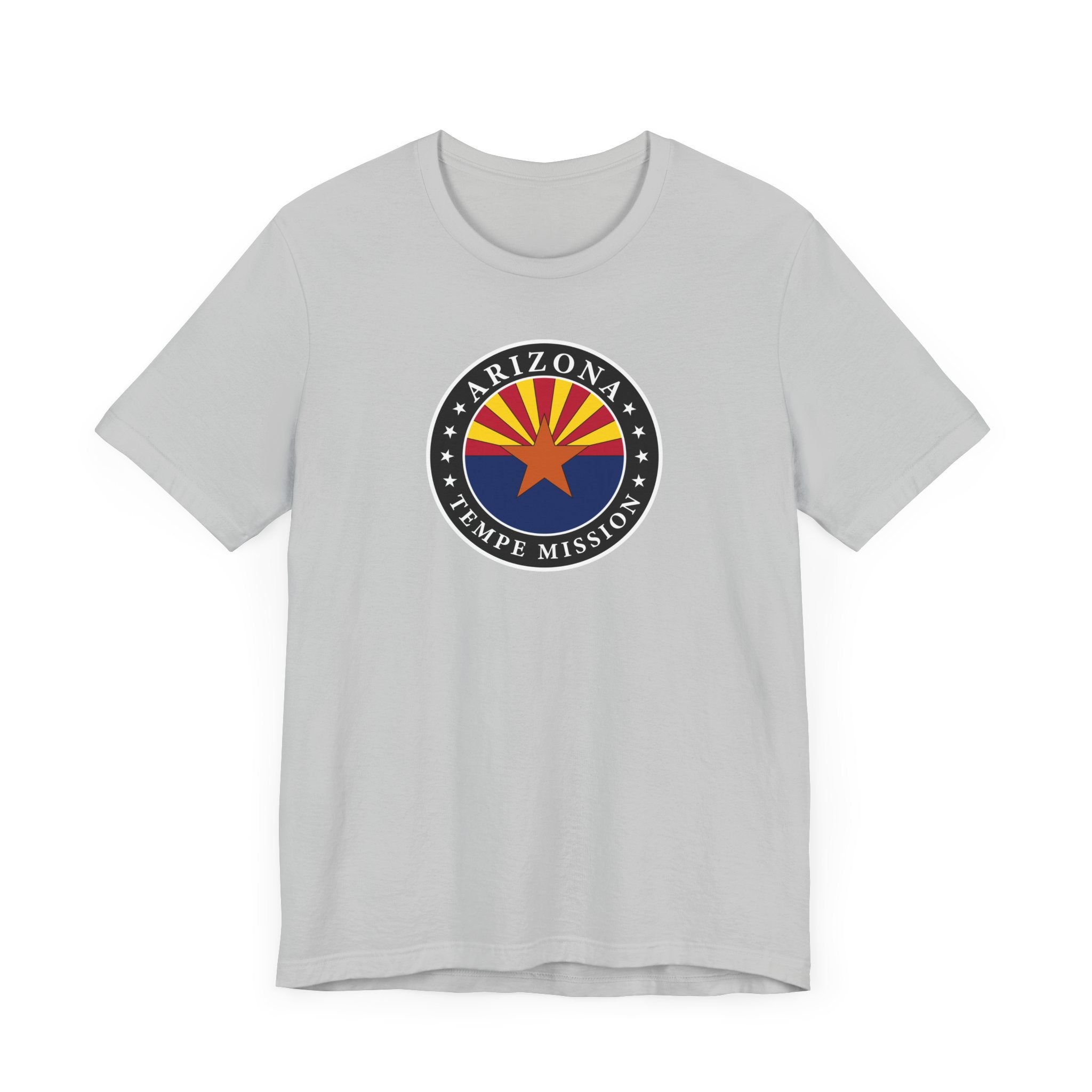 Arizona Tempe Mission State Flag Logo (Black Border) T-shirt - Latter-Day Saint LDS Missionary Gift - Book of Mormon