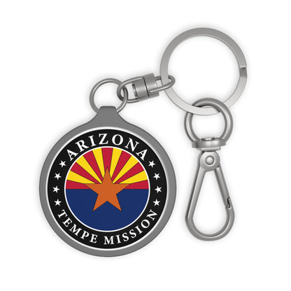 Arizona Tempe Mission State Flag Logo Key Tag - Latter-Day Saint LDS Missionary Gift - Book of Mormon