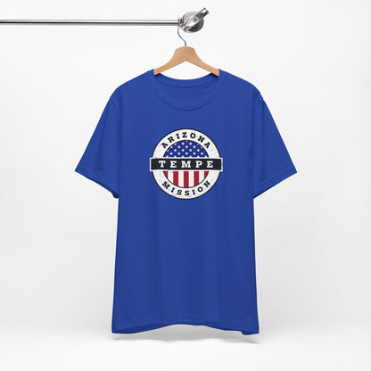 Arizona Tempe Mission Vintage Circular USA Flag T-Shirt - Latter-Day Saint LDS Missionary Gift - Book of Mormon