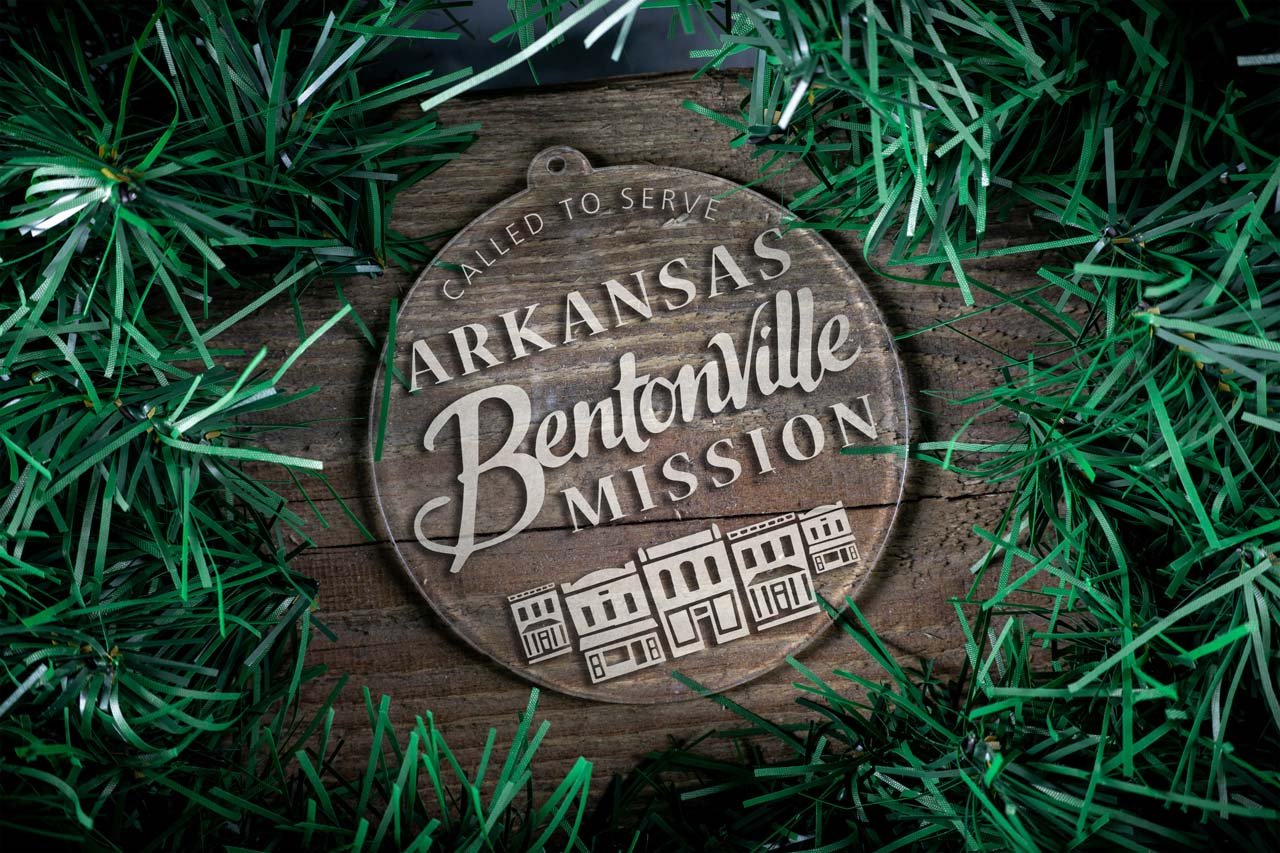 Arkansas Bentonville Mission Christmas Ornament - Latter-Day Saint LDS Missionary Gift - Book of Mormon