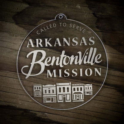 Arkansas Bentonville Mission Christmas Ornament - Latter-Day Saint LDS Missionary Gift - Book of Mormon