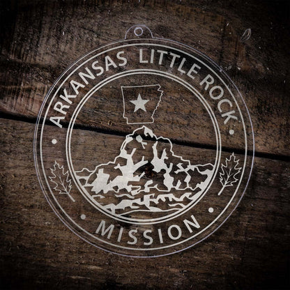 Arkansas Little Rock Mission Christmas Ornament - Latter-Day Saint LDS Missionary Gift - Book of Mormon