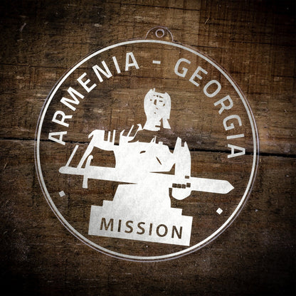 Armenia - Georgia Mission (Yerevan) Christmas Ornament - Latter-Day Saint LDS Missionary Gift - Book of Mormon
