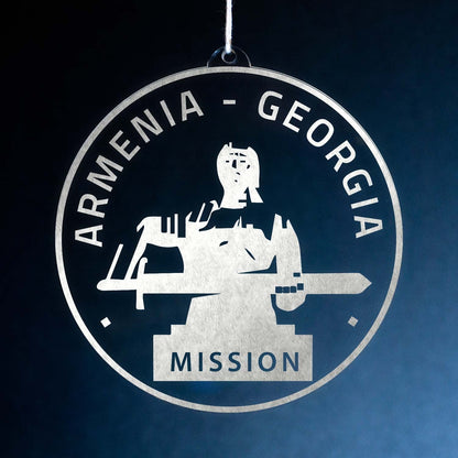 Armenia - Georgia Mission (Yerevan) Christmas Ornament - Latter-Day Saint LDS Missionary Gift - Book of Mormon