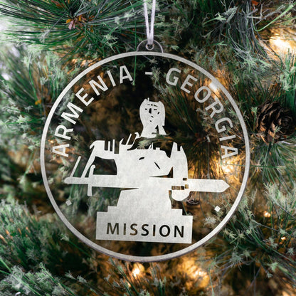 Armenia - Georgia Mission (Yerevan) Christmas Ornament - Latter-Day Saint LDS Missionary Gift - Book of Mormon