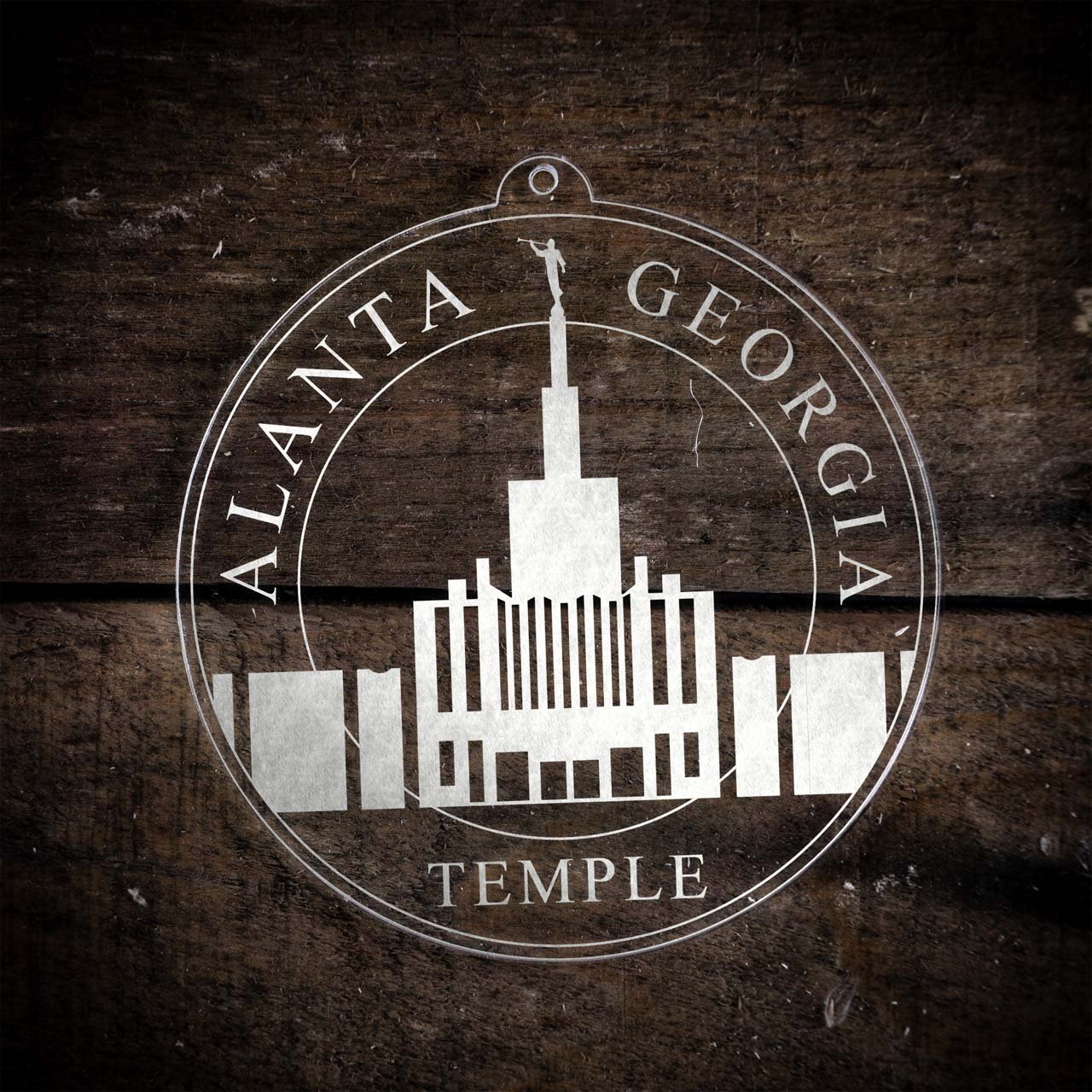 Atlanta Georgia Temple Christmas Ornament - Latter-Day Saint LDS Missionary Gift - Book of Mormon