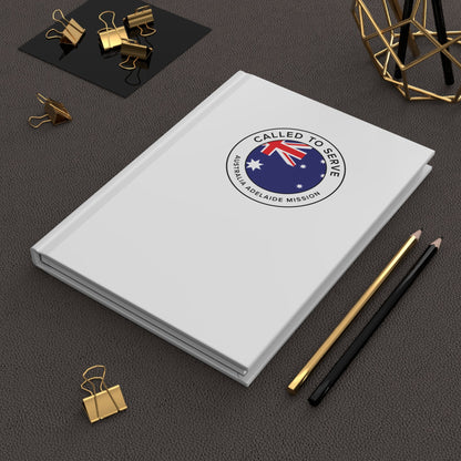 Australia Adelaide Mission Circle Flag Called to Serve White Hardcover Journal Matte - Latter-Day Saint LDS Missionary Gift - Book of Mormon