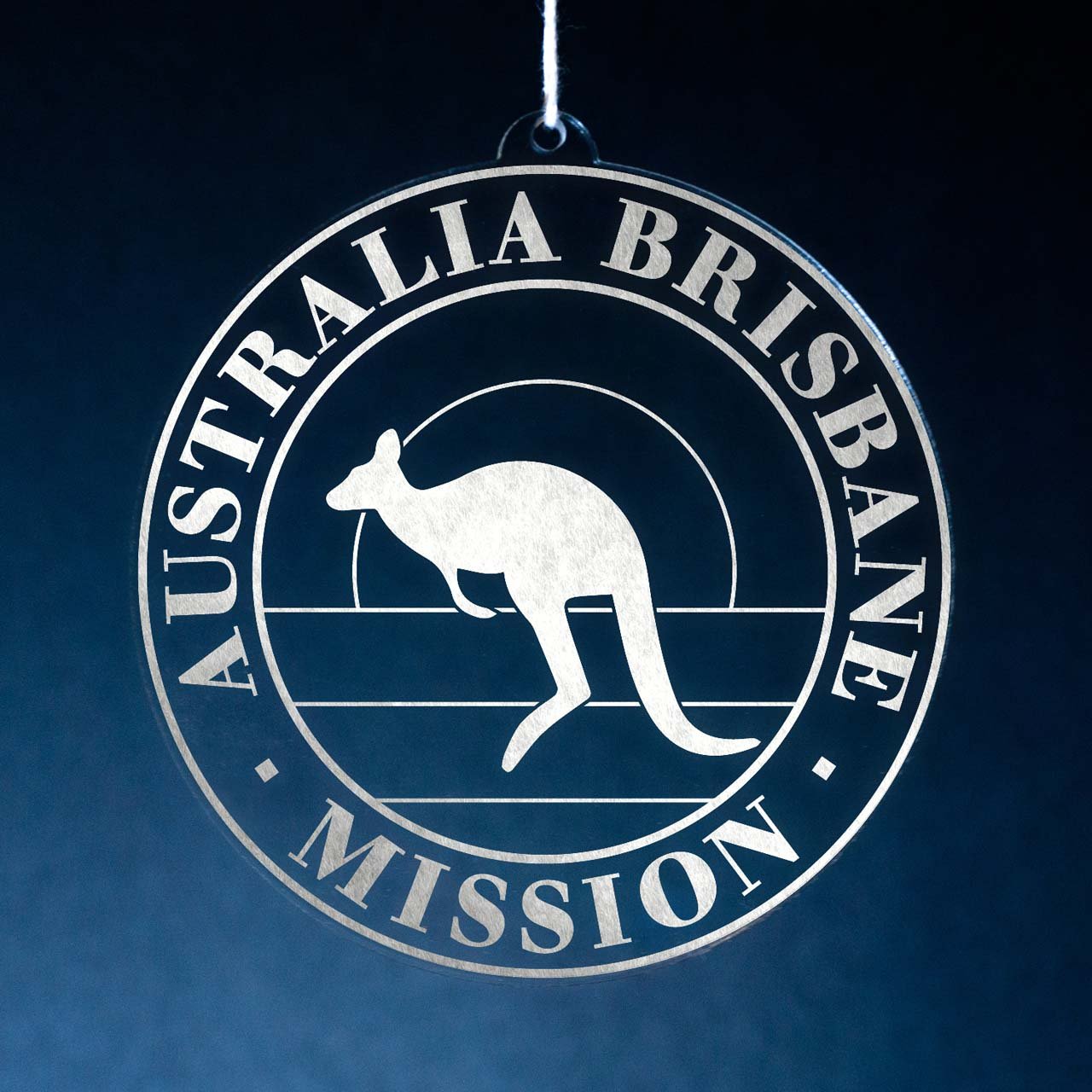 Australia Brisbane Mission Christmas Ornament - Latter-Day Saint LDS Missionary Gift - Book of Mormon