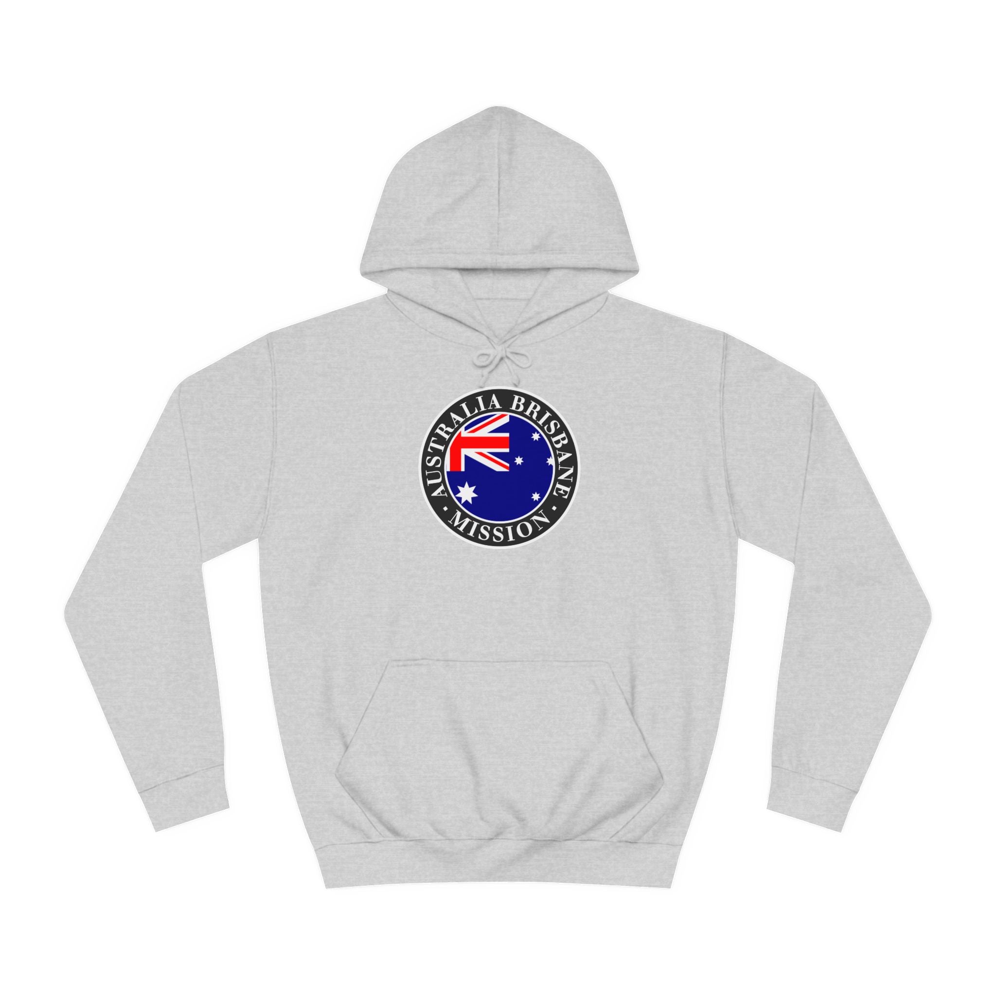 Australia Brisbane Mission Flag Logo (Black Border) College Hoodie - Latter-Day Saint LDS Missionary Gift - Book of Mormon