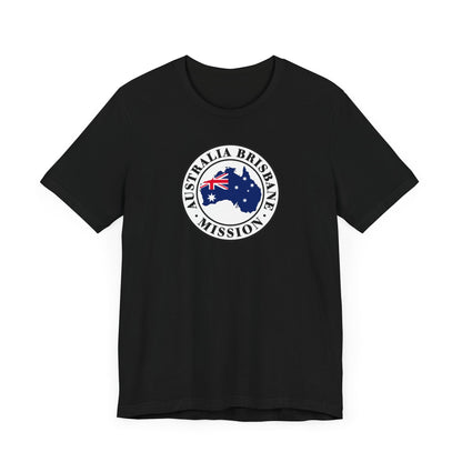 Australia Brisbane Mission Flag Logo (White Border) T-shirt - Latter-Day Saint LDS Missionary Gift - Book of Mormon