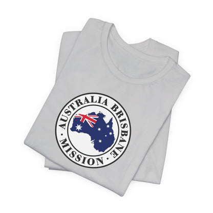 Australia Brisbane Mission Flag Logo (White Border) T-shirt - Latter-Day Saint LDS Missionary Gift - Book of Mormon