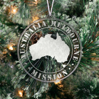 Australia Melbourne Mission Christmas Ornament - Latter-Day Saint LDS Missionary Gift - Book of Mormon