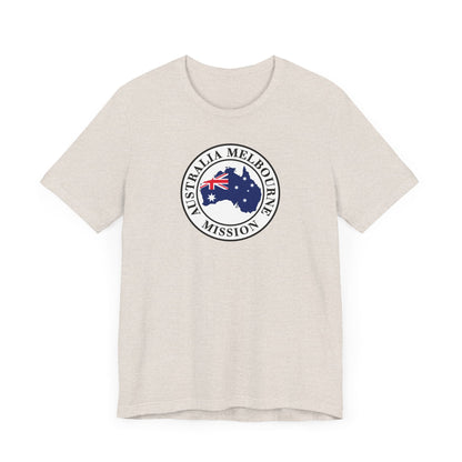 Australia Melbourne Mission Flag Logo (White Border) T-shirt - Latter-Day Saint LDS Missionary Gift - Book of Mormon