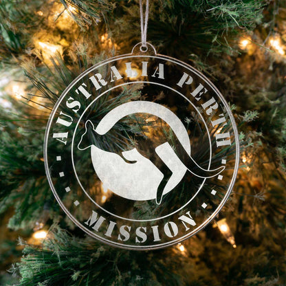 Australia Perth Mission Christmas Ornament - Latter-Day Saint LDS Missionary Gift - Book of Mormon