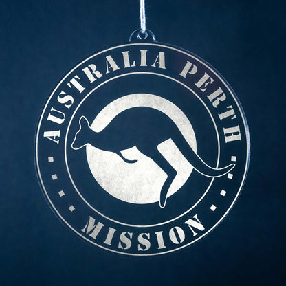 Australia Perth Mission Christmas Ornament - Latter-Day Saint LDS Missionary Gift - Book of Mormon