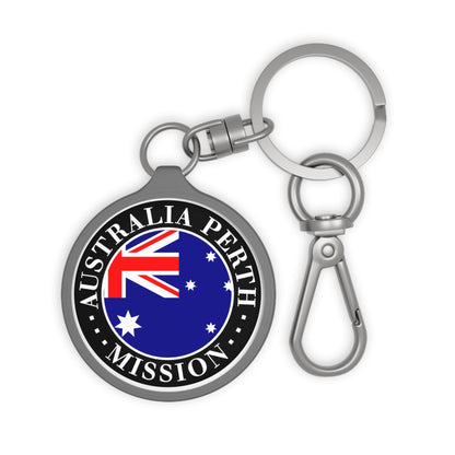 Australia Perth Mission Circle Flag Key Tag - Latter-Day Saint LDS Missionary Gift - Book of Mormon