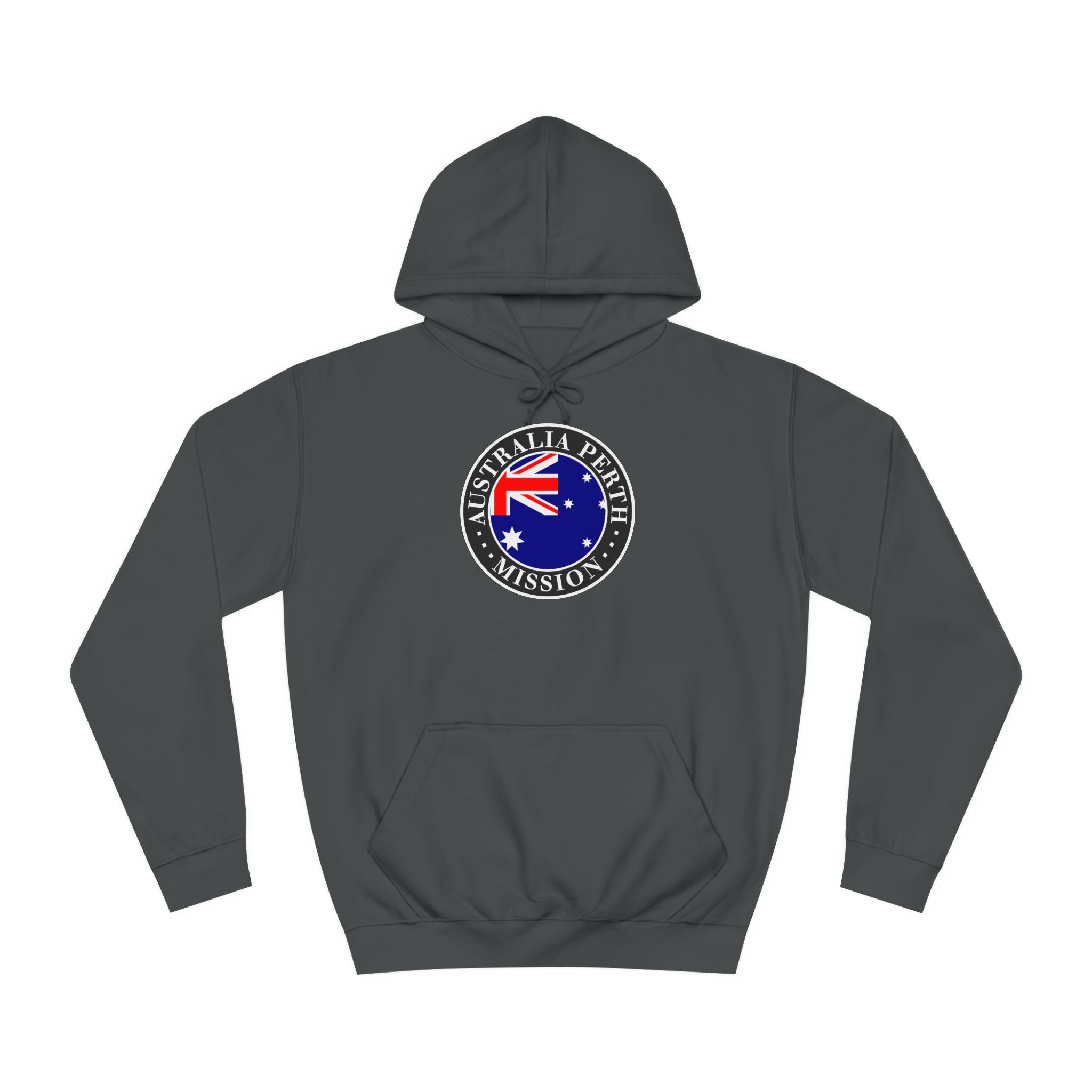 Australia Perth Mission Flag Logo (Black Border) College Hoodie - Latter-Day Saint LDS Missionary Gift - Book of Mormon