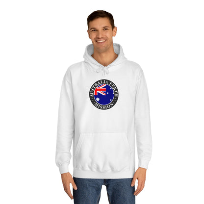 Australia Perth Mission Flag Logo (Black Border) College Hoodie - Latter-Day Saint LDS Missionary Gift - Book of Mormon