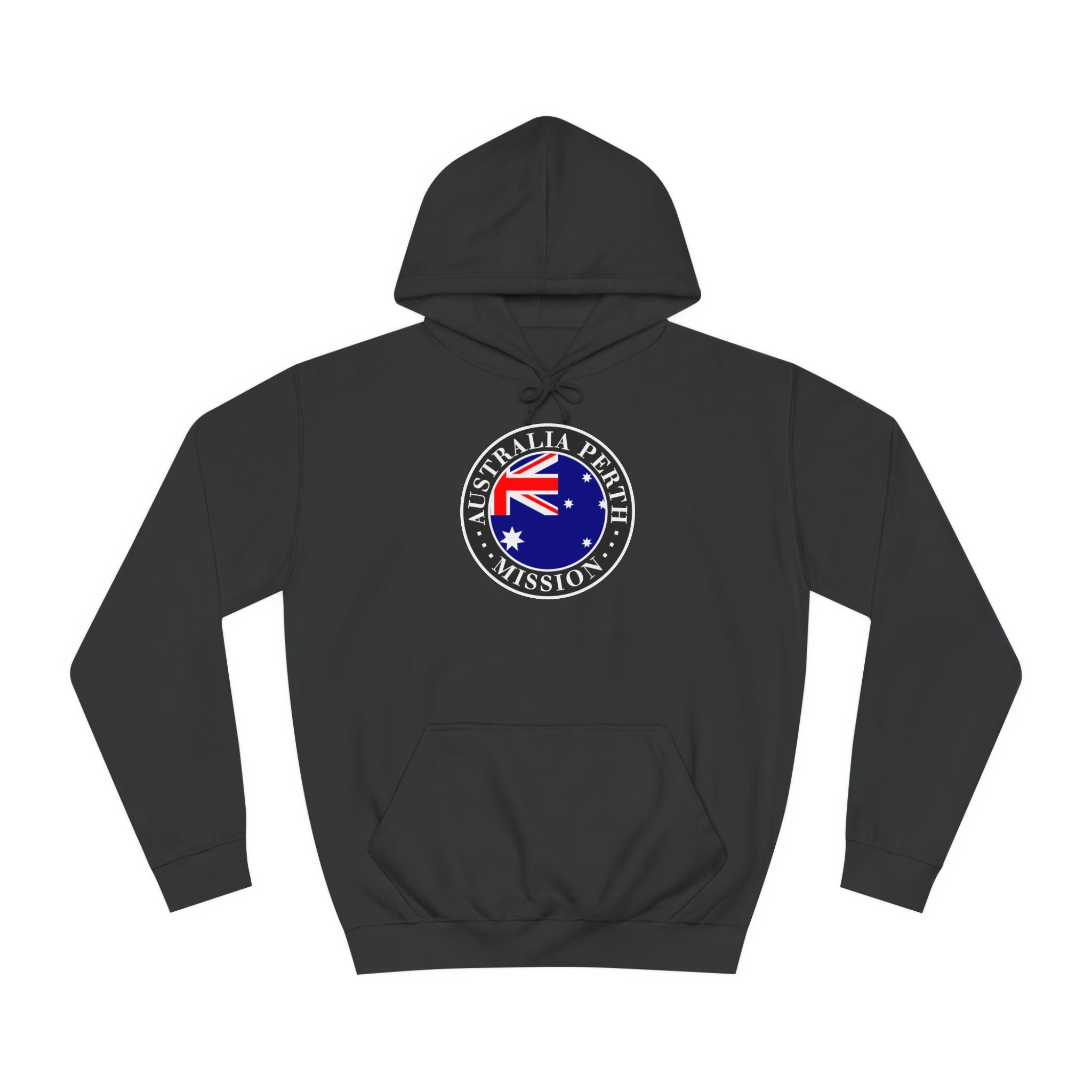 Australia Perth Mission Flag Logo (Black Border) College Hoodie - Latter-Day Saint LDS Missionary Gift - Book of Mormon