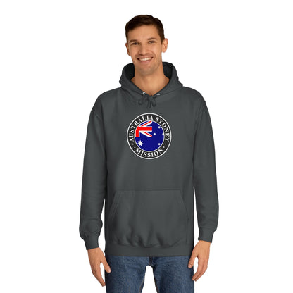 Australia Sydney Mission Flag Logo (Black Border) College Hoodie - Latter-Day Saint LDS Missionary Gift - Book of Mormon