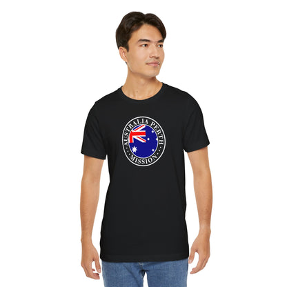 Australia Sydney Mission Flag Logo (Black Border) T-shirt - Latter-Day Saint LDS Missionary Gift - Book of Mormon