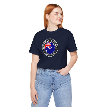 Australia Sydney Mission Flag Logo (Black Border) T-shirt - Latter-Day Saint LDS Missionary Gift - Book of Mormon