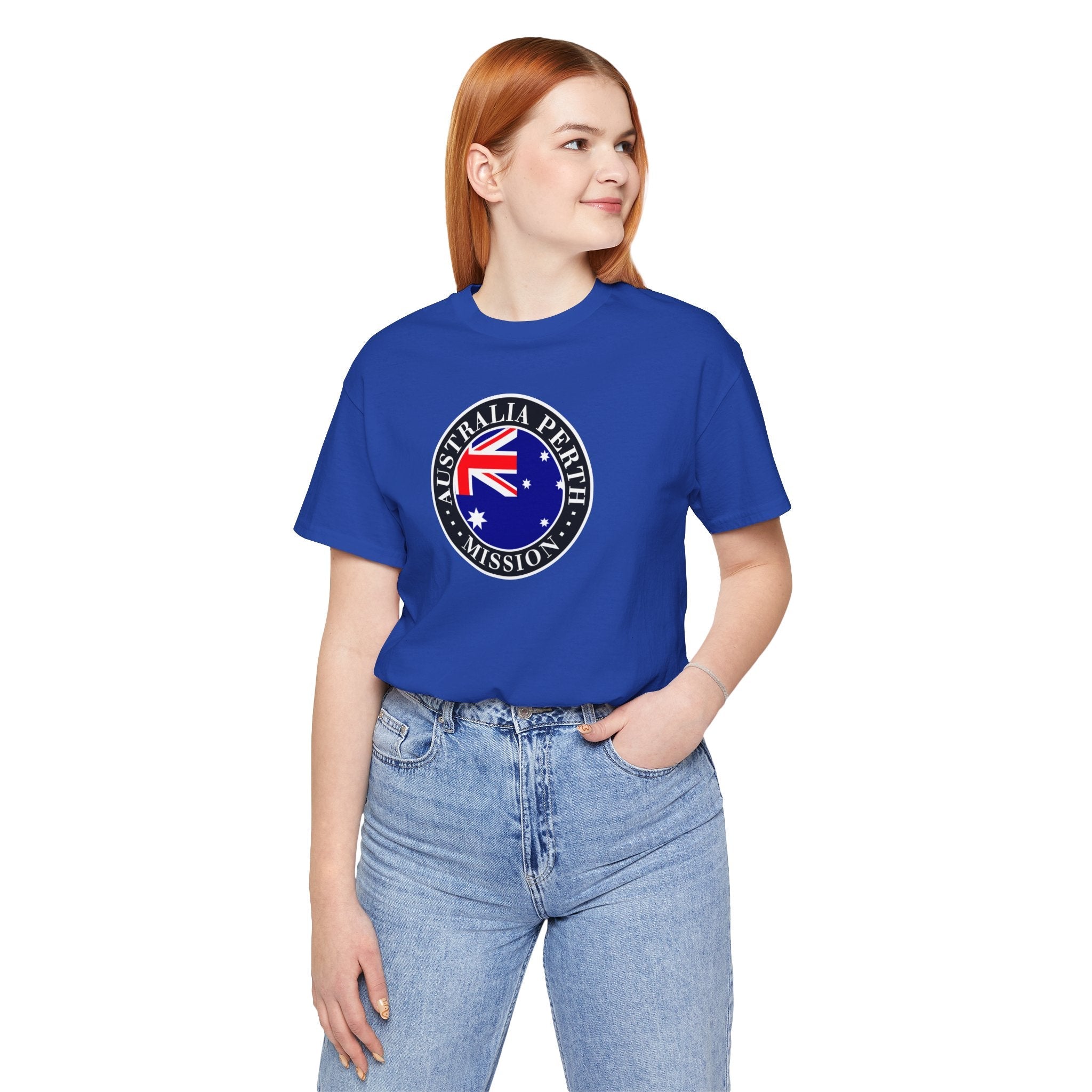Australia Sydney Mission Flag Logo (Black Border) T-shirt - Latter-Day Saint LDS Missionary Gift - Book of Mormon