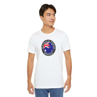 Australia Sydney Mission Flag Logo (Black Border) T-shirt - Latter-Day Saint LDS Missionary Gift - Book of Mormon