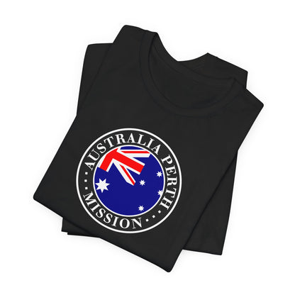 Australia Sydney Mission Flag Logo (Black Border) T-shirt - Latter-Day Saint LDS Missionary Gift - Book of Mormon