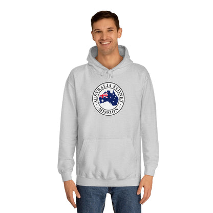 Australia Sydney Mission Flag Logo (White Border) College Hoodie - Latter-Day Saint LDS Missionary Gift - Book of Mormon