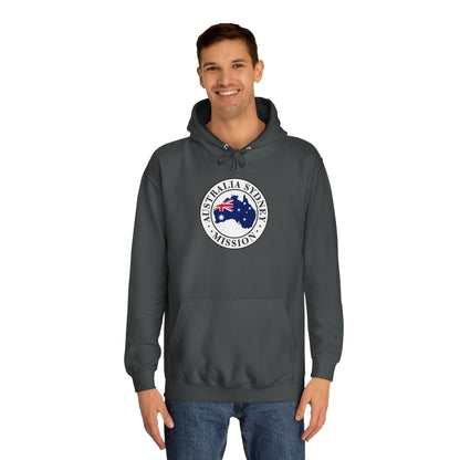 Australia Sydney Mission Flag Logo (White Border) College Hoodie - Latter-Day Saint LDS Missionary Gift - Book of Mormon