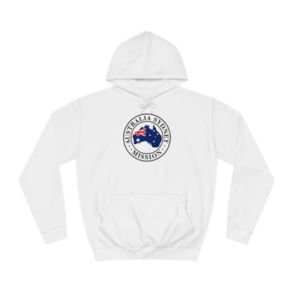 Australia Sydney Mission Flag Logo (White Border) College Hoodie - Latter-Day Saint LDS Missionary Gift - Book of Mormon