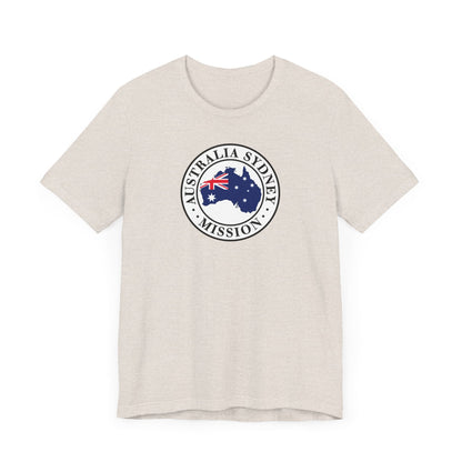 Australia Sydney Mission Flag Logo (White Border) T-shirt - Latter-Day Saint LDS Missionary Gift - Book of Mormon