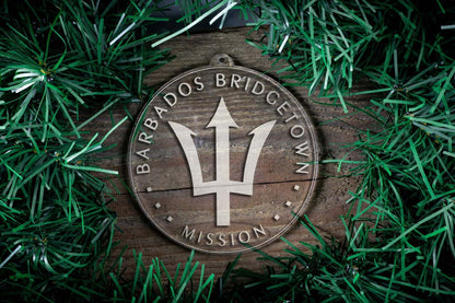 Barbados Bridgetown Mission Christmas Ornament - Latter-Day Saint LDS Missionary Gift - Book of Mormon