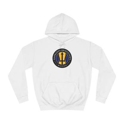 Barbados Bridgetown Mission Flag Logo (Black Border) College Hoodie - Latter-Day Saint LDS Missionary Gift - Book of Mormon