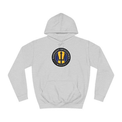 Barbados Bridgetown Mission Flag Logo (Black Border) College Hoodie - Latter-Day Saint LDS Missionary Gift - Book of Mormon