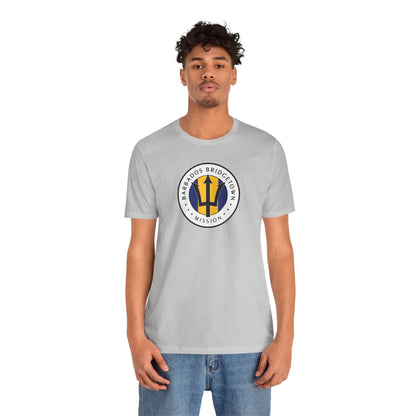 Barbados Bridgetown Mission Flag Logo (White Border) T-shirt - Latter-Day Saint LDS Missionary Gift - Book of Mormon