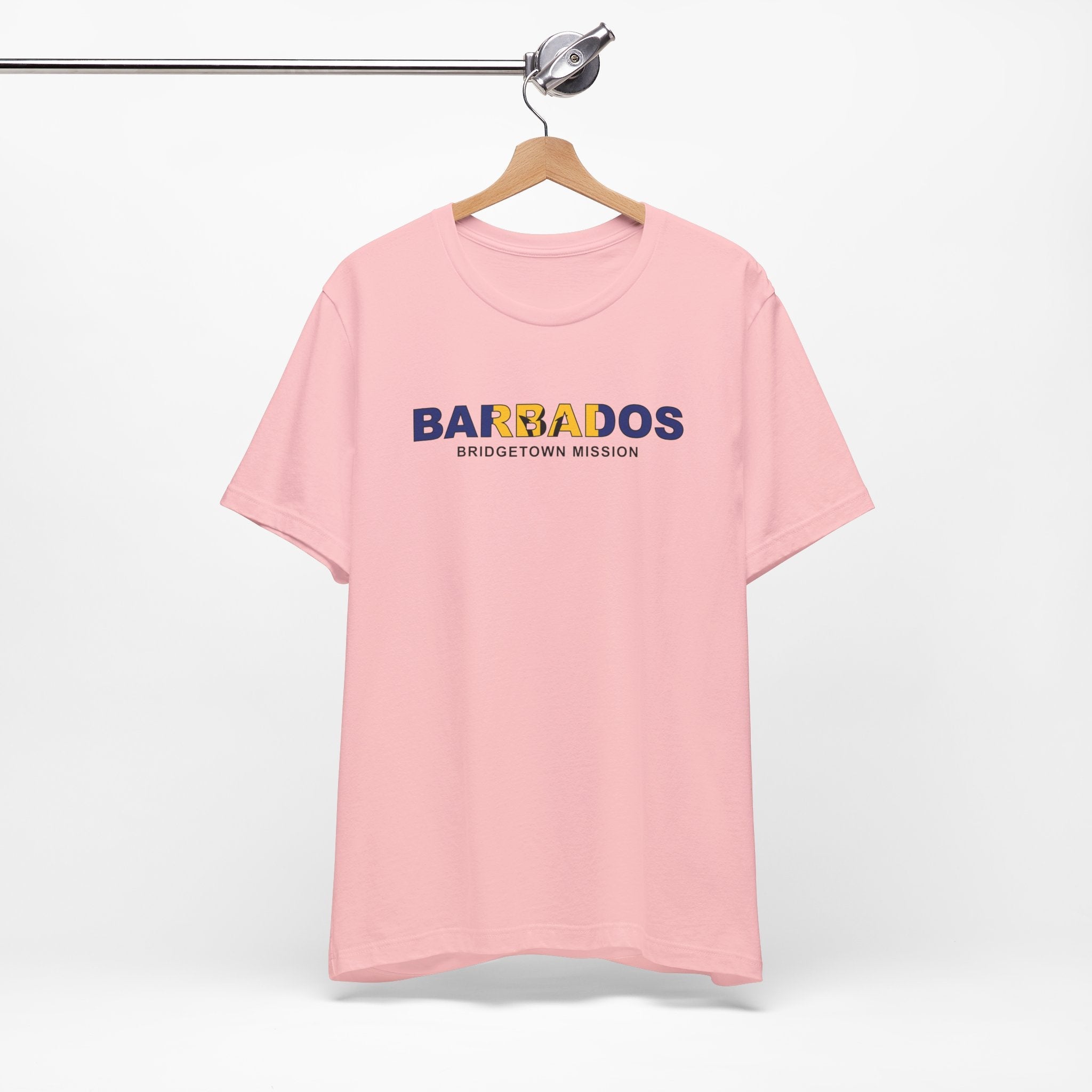 Barbados Bridgetown Mission Flag Title T-shirt - Latter-Day Saint LDS Missionary Gift - Book of Mormon