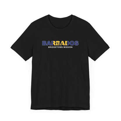 Barbados Bridgetown Mission Flag Title T-shirt - Latter-Day Saint LDS Missionary Gift - Book of Mormon