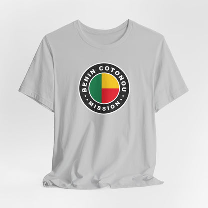 Benin Cotonou Mission Flag Logo (Black Border) T-shirt - Latter-Day Saint LDS Missionary Gift - Book of Mormon