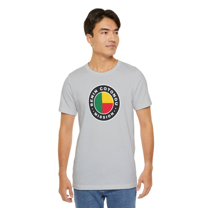 Benin Cotonou Mission Flag Logo (Black Border) T-shirt - Latter-Day Saint LDS Missionary Gift - Book of Mormon