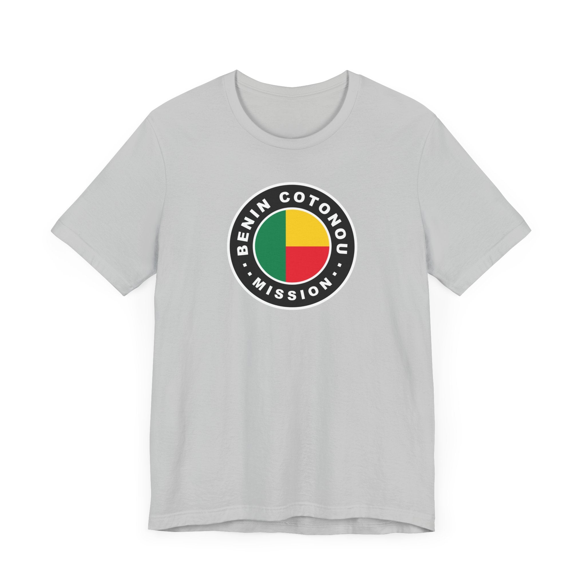 Benin Cotonou Mission Flag Logo (Black Border) T-shirt - Latter-Day Saint LDS Missionary Gift - Book of Mormon