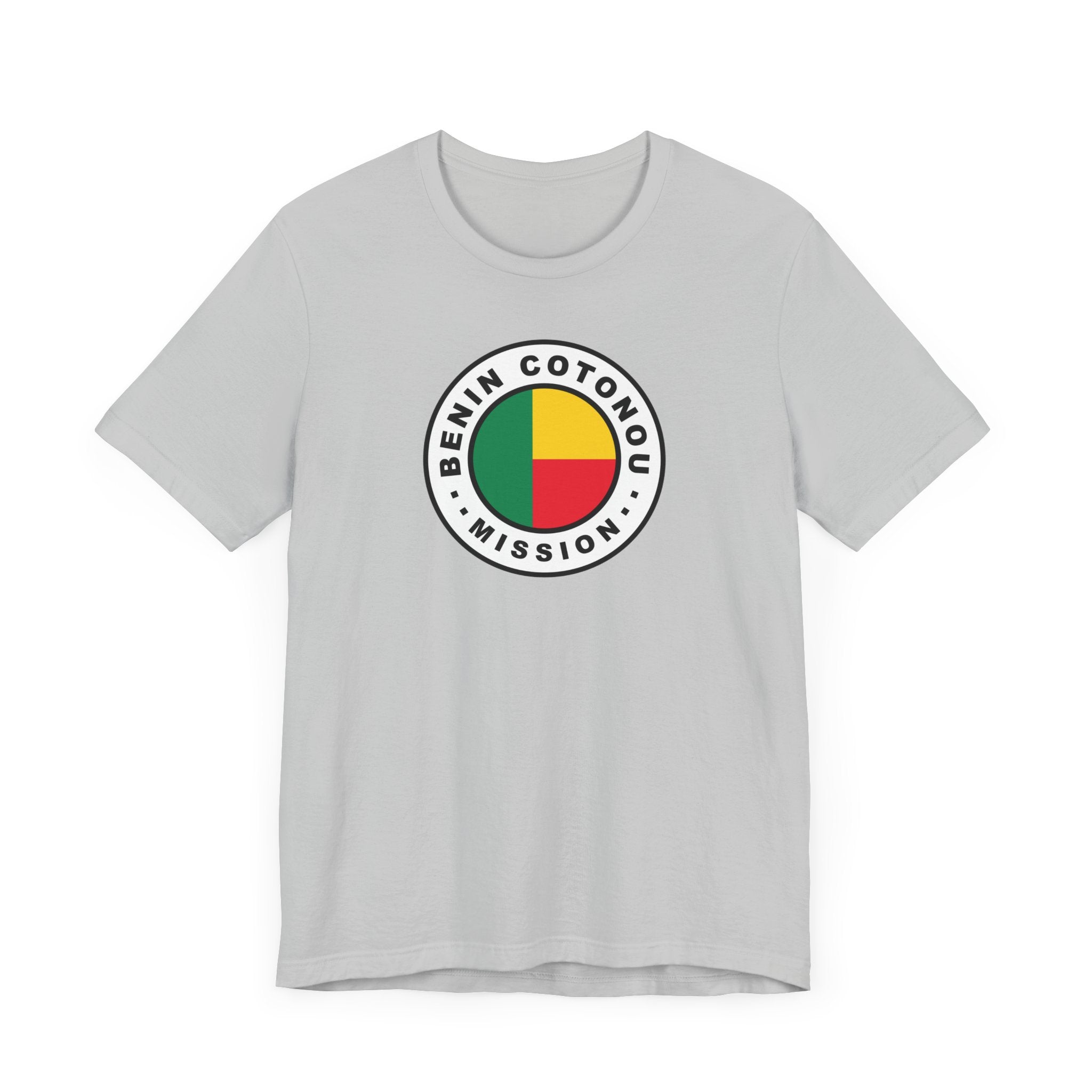 Benin Cotonou Mission Flag Logo (White Border) T-shirt - Latter-Day Saint LDS Missionary Gift - Book of Mormon