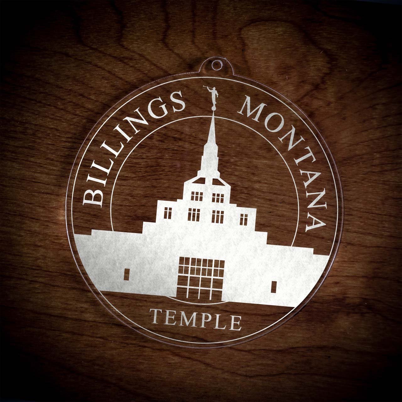 Billings Montana Temple Christmas Ornament - Latter-Day Saint LDS Missionary Gift - Book of Mormon