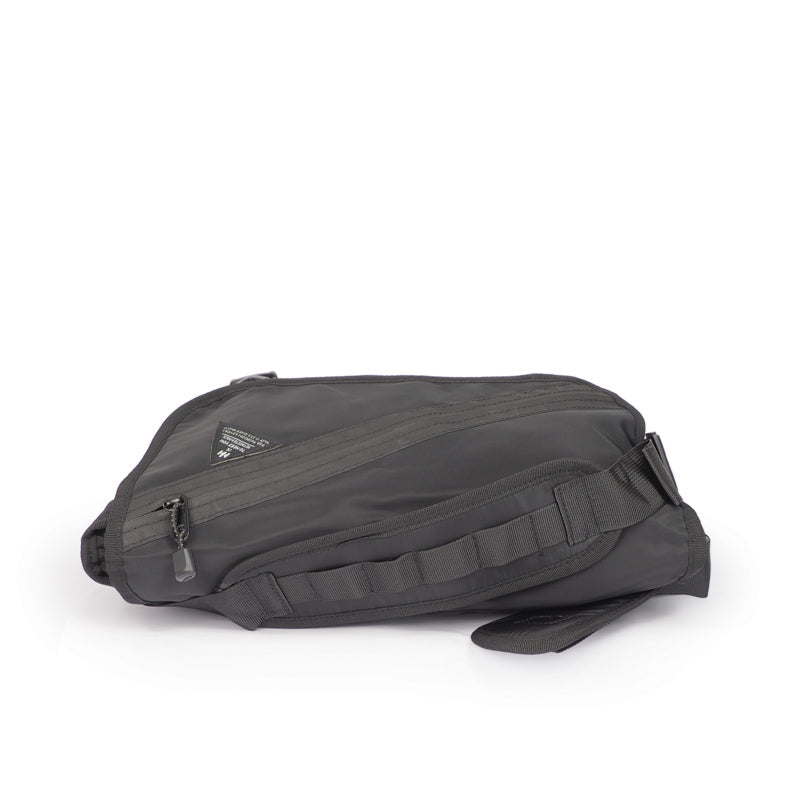 Black Nylon Messenger Bag
