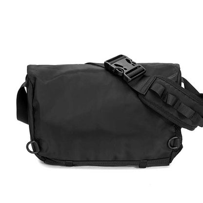Black Waterproof Messenger Bag